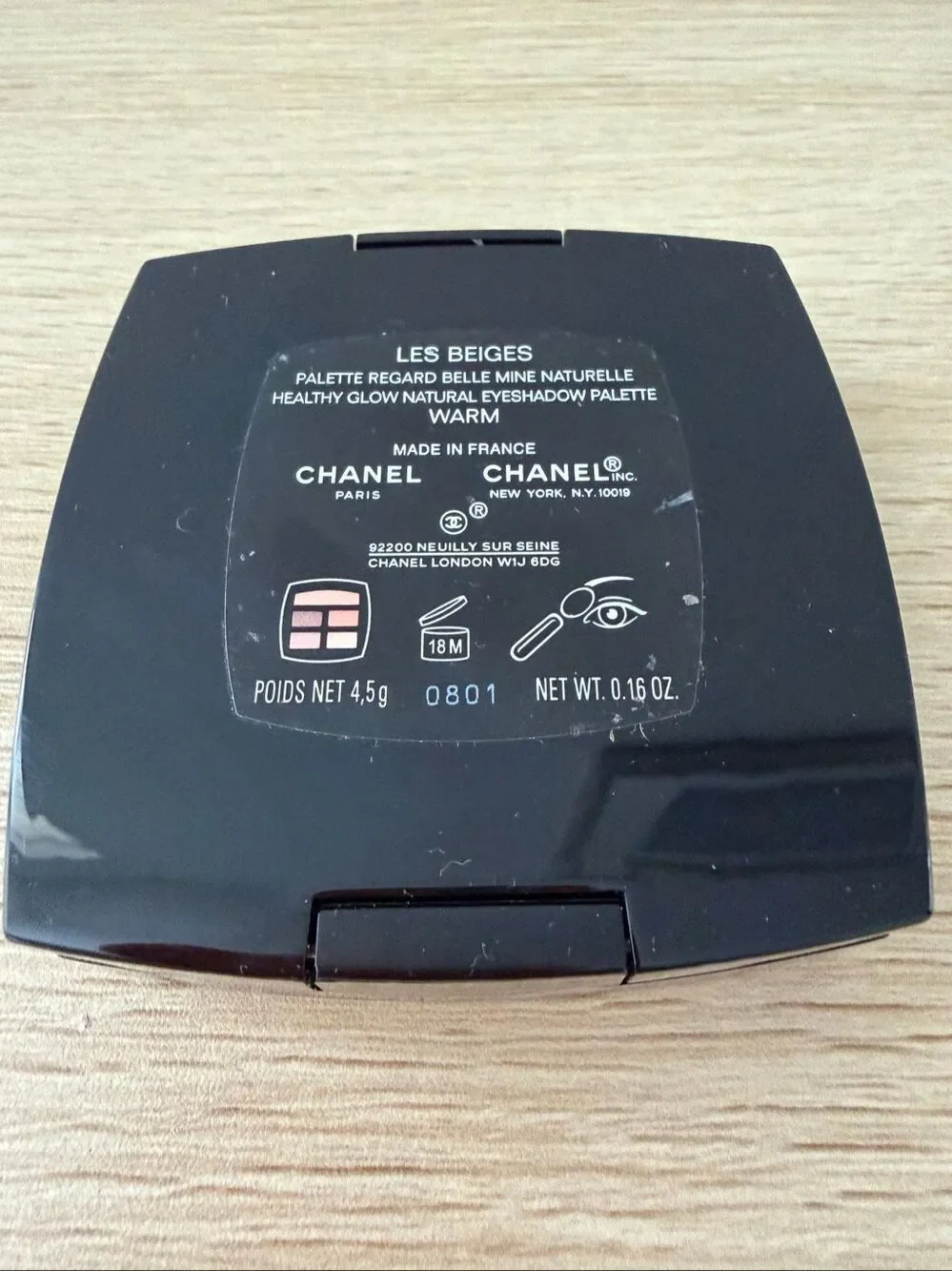 Chanel Les Beiges Healthy Glow Natural Eyeshadow Palette Warm